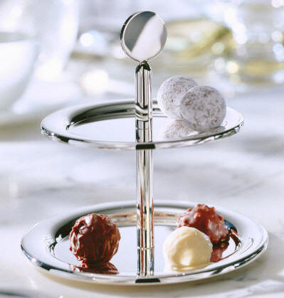 Table Accessories, pastry stand in Silverplate by Robbe & Berking