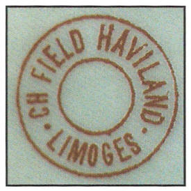 The CH Field Haviland mark from 1900-1941