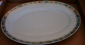 Syracuse oval platter by Robert Haviland and C Parlon