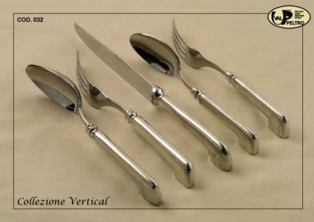 Unique Flatware in pewter, Vertical by Valpeltro of Italy