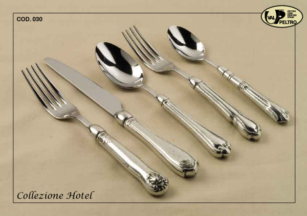 Fine Italian Pewter flatware, Hotel by Valpeltro of Italy