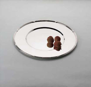 Sterling Silver Presentation Plates and Buffet Plates, Classic-Faden by Robbe & Berking