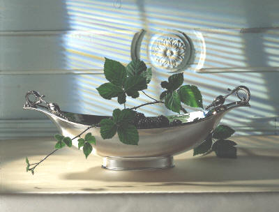 Table Decor in Sterling Silver and Silver Plate presentation bowl, by Robbe & Berking