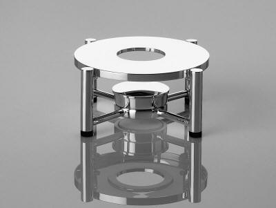 Table Accessories, table food warmers in Sterling Silver and Silverplate by Robbe & Berking