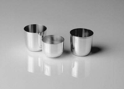 Table Decor in Sterling Silver and Silver Plate cups, by Robbe & Berking