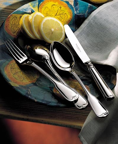 Sterling Silver Silverware, Alt Faden by Robbe and Berking, silversmiths of distinction