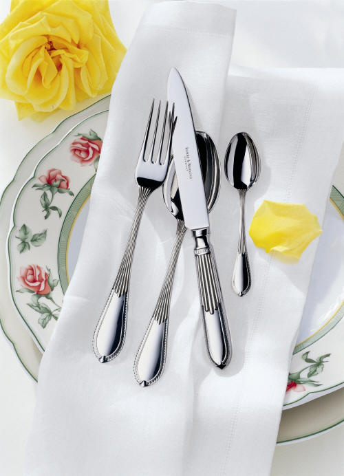 Hand Crafted Sterling Silver Flatware, Belvedere by Robbe and Berking 