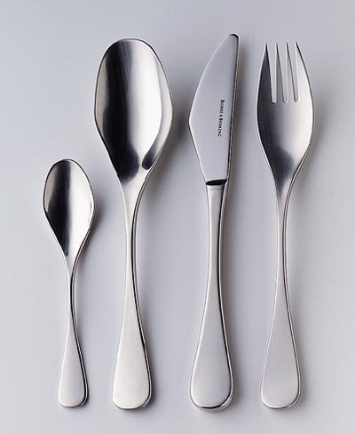 Scandinavian Style Flatware, Scandia by Robbe and Berking