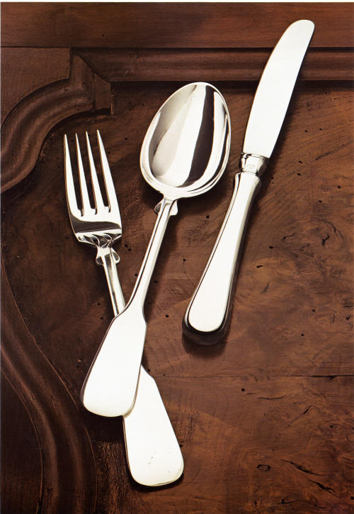 Sterling Silver flatware, Spaten by Robbe and Berking