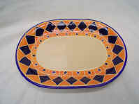 Mexican dinnerware style - Cordillera med oval platter