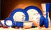 ceramic_dinnerware_blue_fish by Artesa