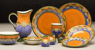 Artesa ceramic dinnerware from Ecuador