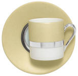Platinum dinnerware by Jammet Seignolles of Limoges