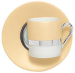 Tentation platinum dinnerware by Jammet Seignolles of Limoges
