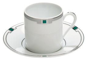 J. Seignolles, Diamant Vert dinnerware from Limoges