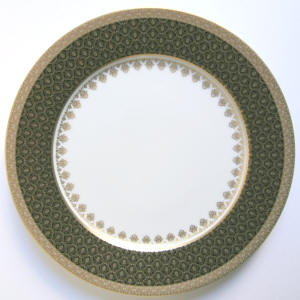 Black dinnerware, dinner plate, by jammet seignolles - Ormuz Noir