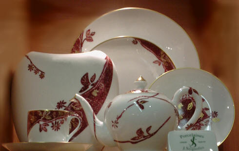 Seignolles Oxalis - French Limoges dinnerware with a Japanese influence