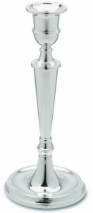 Tapered Sterling Silver Candle Holder, hallmarked sterling silver by Broadway