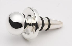 Sterling Silver bottle stopper by Broadway of England